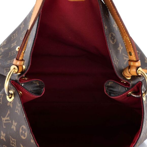 Louis Vuitton Graceful Handbag Monogram Canvas MM Brown - Picture 5 of 8